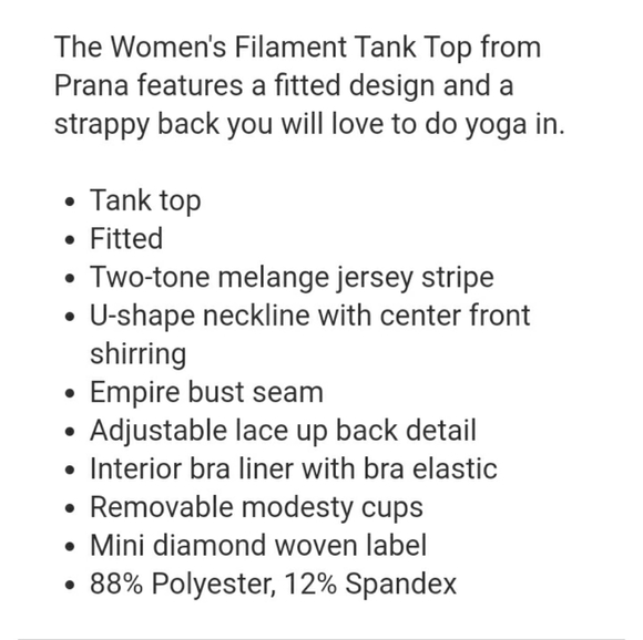 PraNa Filament Strappy Tank - Picture 8 of 9